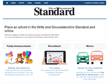 Tablet Screenshot of adbooker.wiltsglosstandard.co.uk